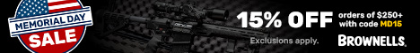 Brownells Memorial Day Sale Banner 2