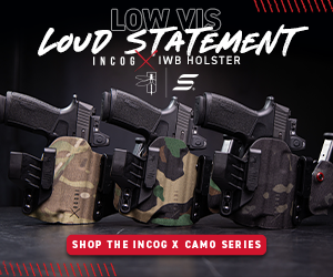 Safariland Low Vis Loud Statement Incog X IWB Holster. Shop the Incog X Camo Series